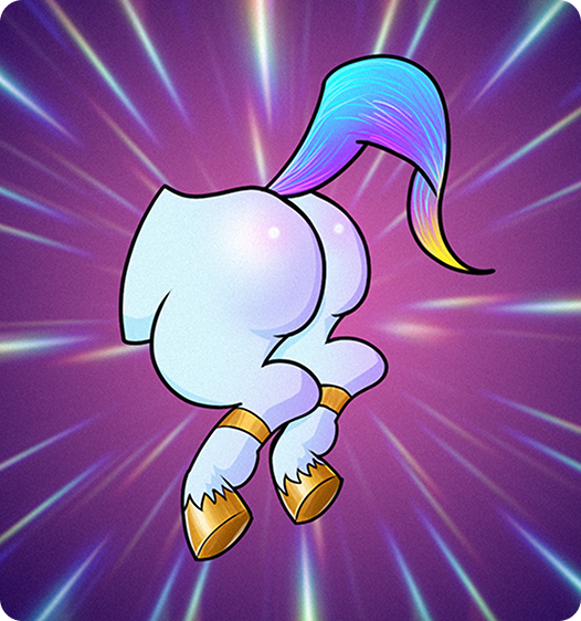 Mr. Uni Butt NFT artwork